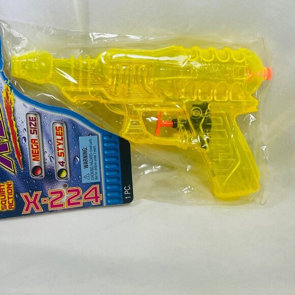 Splash Cyber Series X-224 Water Gun Toy 2010 Ju-Ru Yellow - Picture 2 of 9